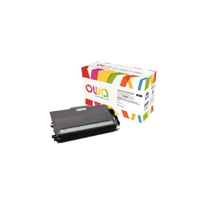 Toner laser compatible à la marque Brother TN3380 noir K15545OW OWA ARMOR