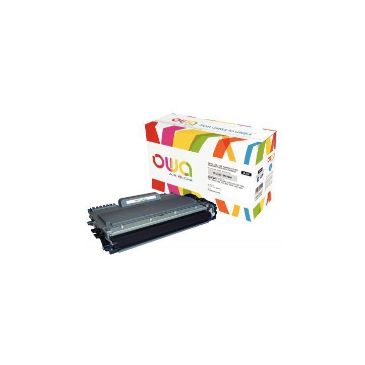 Toner laser compatible à la marque Brother TN2220/2010 noir K15417OW OWA ARMOR