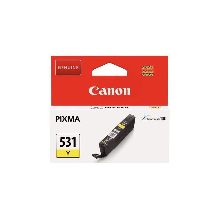 Canon 531 cartouche jet d'encre jaune authentique (CLI-581Y) 531 CASPI6121C001 CANON