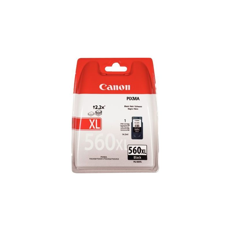 Achetez Cartouche jet d'encre à la marque Canon PG-560XL noir 560XL CASPI3712C001 CANON pas cher su..
