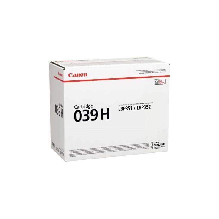 Cartouche laser à la marque CANON 039H noir haute capacité 039H 0288C001 CANON