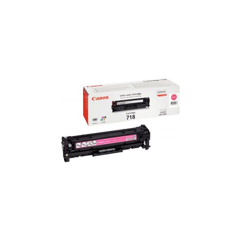 Achetez Cartouche laser à la marque Canon 718 magenta 718 2660B002 CANON pas cher sur Ma Rentrée S..