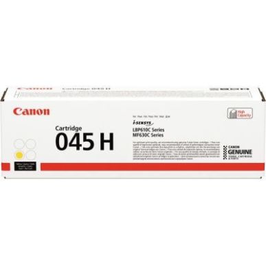 Achetez Cartouche laser à la marque CANON 045H jaune  haute capacité 045H 1243C002 CANON pas cher ..