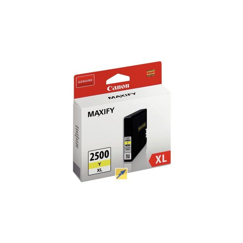 Achetez Cartouche jet d'encre à la marque Canon PGI2500XL jaune haute capacité 2500XL CASPI9267B00..
