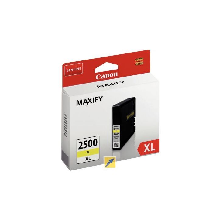 Cartouche jet d'encre à la marque Canon PGI2500XL jaune haute capacité 2500XL CASPI9267B001 CANON