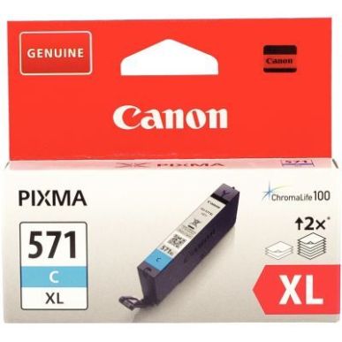 Achetez CANON Cartouche Jet d'encre CLI-571XL Cyan 0332C001AA pas cher sur Ma Rentrée Scolaire