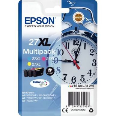 Achetez Lot de 3 cartouches jet d'encre à la marque Epson T271540 couleurs haute capacité Réveil ..