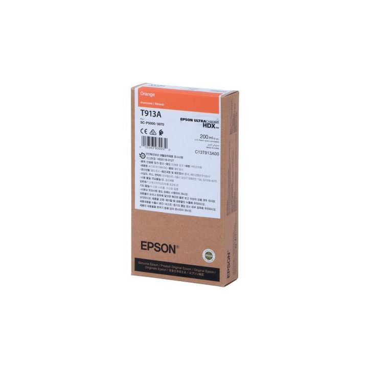 Epson cartouche jet d'encre photo orange authentique (T913A) T913A EPSPIT913A00 EPSON