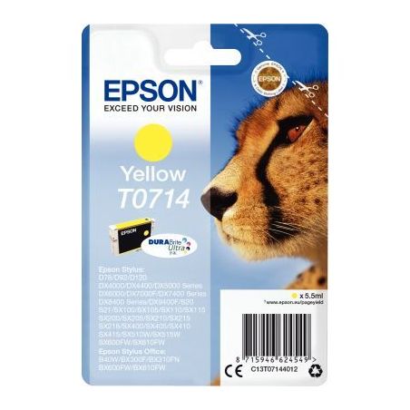 Achetez Cartouche jet d'encre à la marque Epson T071440 jaune Guépard EPSPIT07144012BU EPSON pas c..