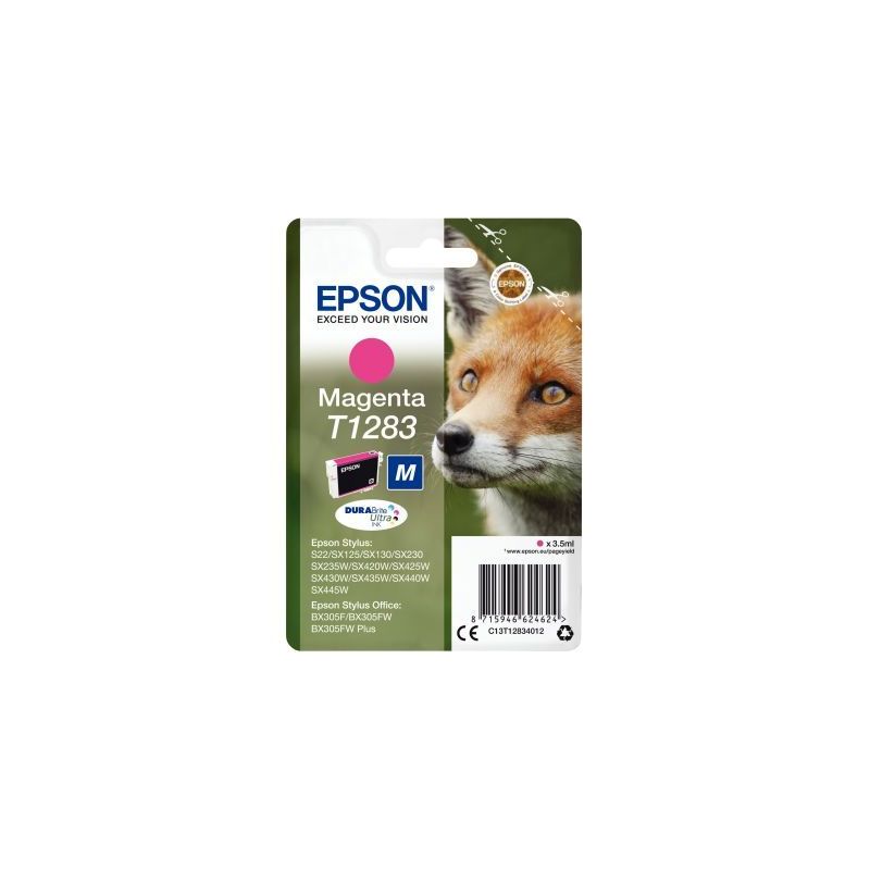 Achetez Cartouche d'encre à la marque Epson T128340 magenta Renard EPSPIT12834012BU EPSON pas cher ..