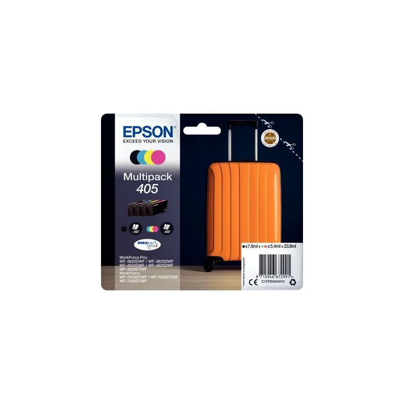 Achetez Lot de 4 cartouches jet d'encre à la marque Epson T05G640 noir cyan magenta jaune Valise C1.. Achetez Lot de 4 cartouches jet d'encre à la marque Epson T05G640 noir cyan magenta jaune Valise C1..