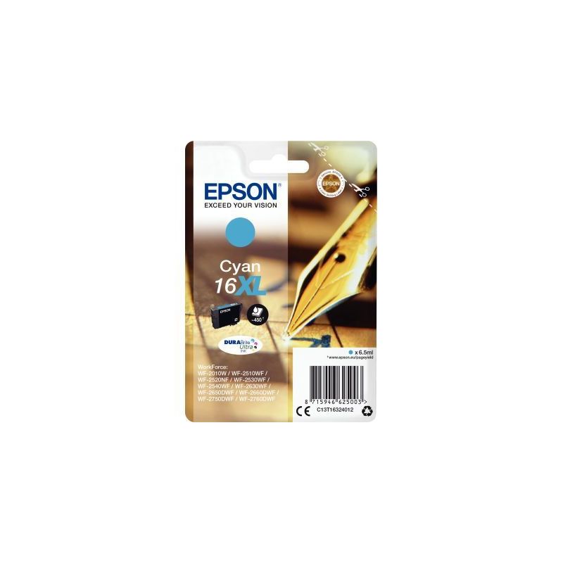 Achetez Cartouche jet d'encre à la marque Epson T163240 cyan haute capacité Stylo plume EPSPIT1632..