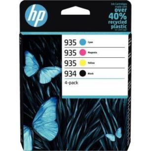Achetez Lot de 4 cartouches d'encre à la marque HP 6ZC72AE noir cyan magenta et jaune 934 / 935 6ZC..