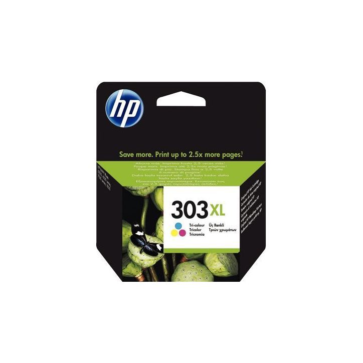 HP 303XL Cartouche d'Encre Trois Couleurs grande capacité Authentique (T6N03AE)