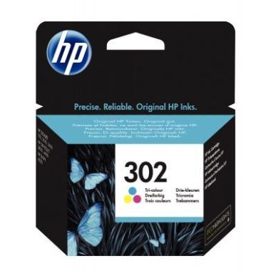 Achetez HP 302 Cartouche d'Encre Trois Couleurs Authentique (F6U65AE) pas cher sur Ma Rentrée Scola..