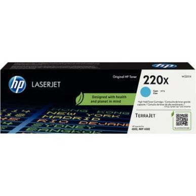 Achetez HP 220X toner cyan grande capacité authentique (W2201X) 220X HPSPLW2201X HP pas cher sur Ma..