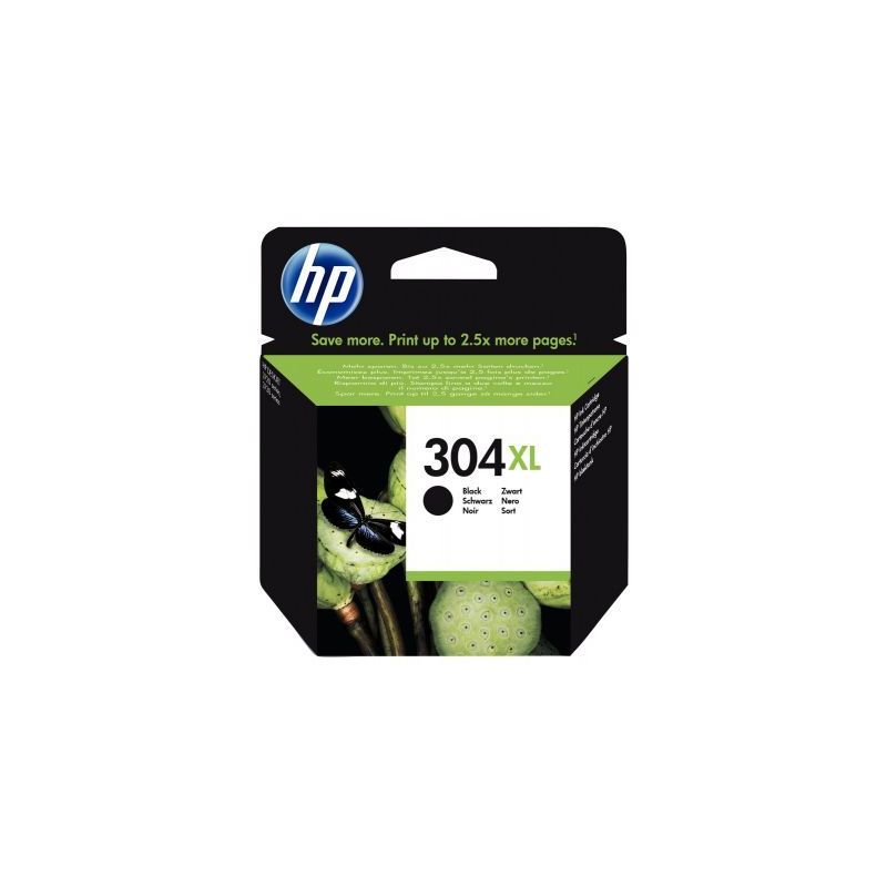 Achetez HP 304XL Cartouche d'Encre Noire grande capacité Authentique (N9K08AE) pas cher sur Ma Rent..