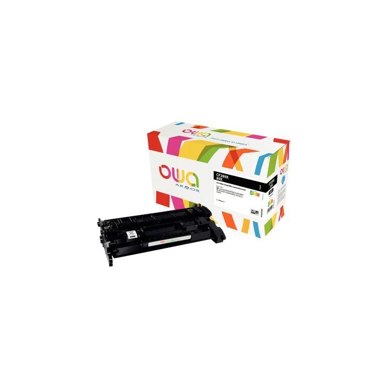 Achetez OWA cartouche laser noire haute capacité remanufacturée compatible HP 89X (CF289X) 89X K18..