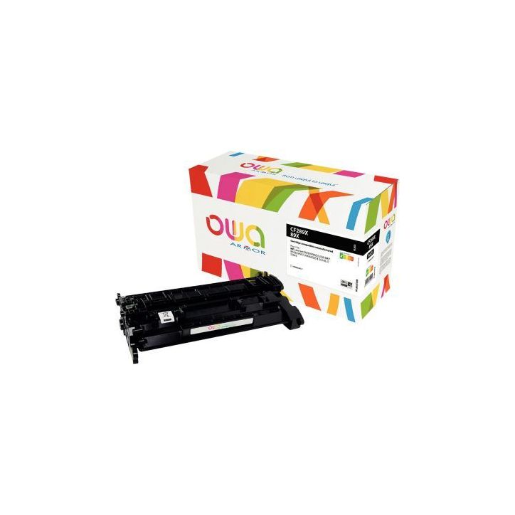 OWA cartouche laser noire haute capacité remanufacturée compatible HP 89X (CF289X) 89X K18655OW OWA ARMOR