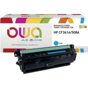 Achetez Toner laser compatible à la marque HP CF361A cyan K15857OW OWA ARMOR pas cher sur Ma Rentrî.