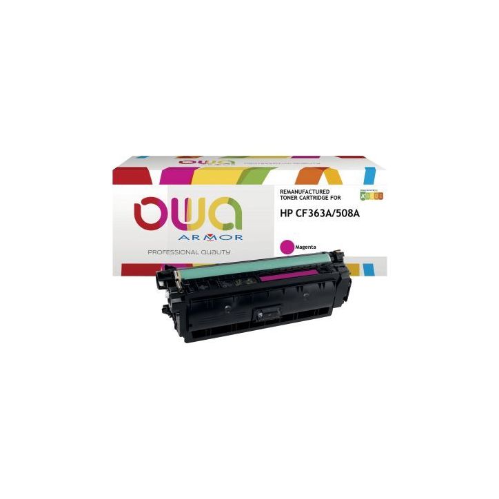 Toner laser compatible à la marque HP CF363A  magenta K15858OW OWA ARMOR