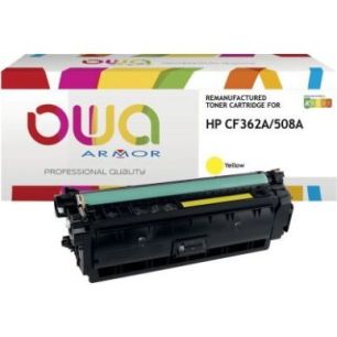 Achetez Toner laser compatible à la marque HP CF362A  jaune K15859OW OWA ARMOR pas cher sur Ma Rent..
