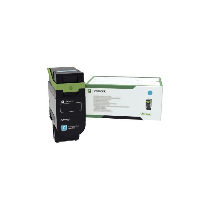 Lexmark  75M2HC0 toner laser cyan haute capacité authentique 75M2HC0 LXSPL75M2HC0 LEXMARK