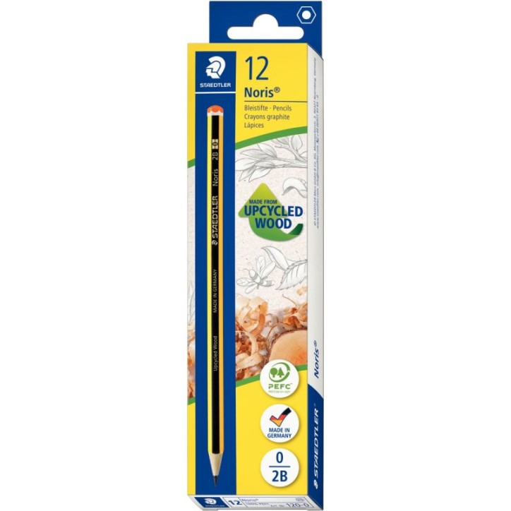 Etui de 12 crayons graphite Staedtler Noris 120 2B 120-0 STAEDTLER