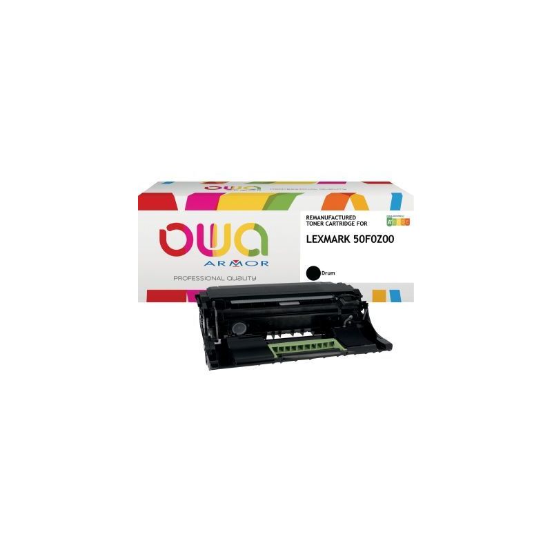 Achetez OWA tambour laser remanufacturé compatible Lexmark 50F0Z00 500Z K15755OW OWA ARMOR pas cher..