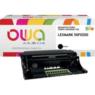 Achetez OWA tambour laser remanufacturé compatible Lexmark 50F0Z00 500Z K15755OW OWA ARMOR pas cher..