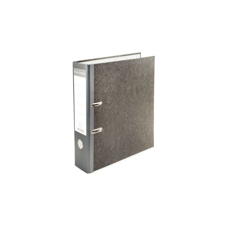 Classeur à  levier en carton gris, pour format A4, dos 7 cm 53710E EXACOMPTA