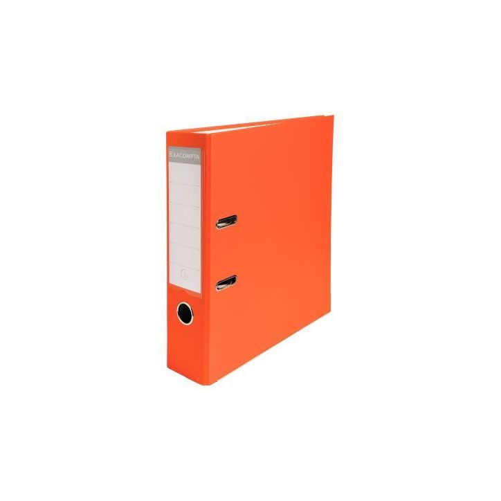 CLASSEUR A LEVIER PP DOS DE 80MM ORANGE