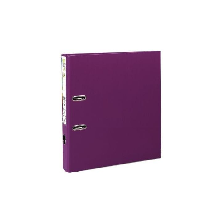 EXACOMPTA Classeur à  levier en polypro PREMTOUCH dos de 8cm, coloris Fushia
