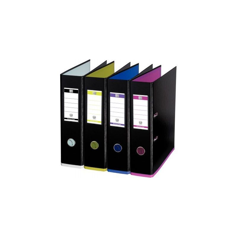 Achetez Lot de 10 classeurs à levier MY COLOUR, dos de 80 mm, noir 100023639 MY COLOR HAMELIN pas c..