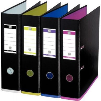 Achetez Lot de 10 classeurs à levier MY COLOUR, dos de 80 mm, noir 100023639 MY COLOR HAMELIN pas c..