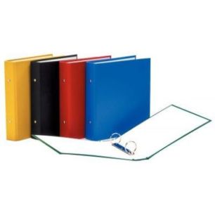 Achetez Classeur 2 anneaux ronds diamètre 30 mm, format 17x22 cm, couverture en carton recouvert de..