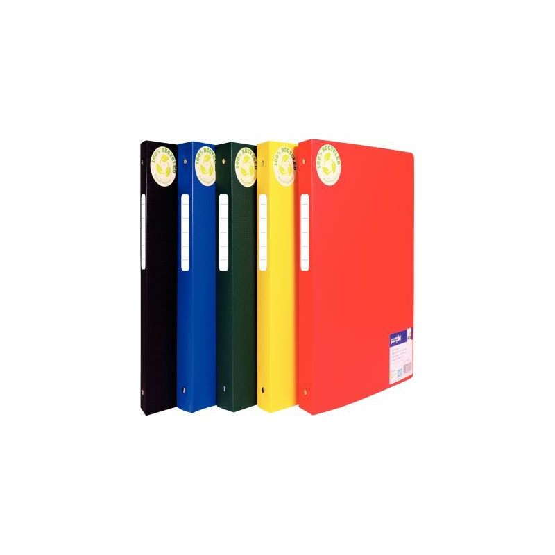 Achetez Classeur 4 anneaux ECOGREEN en polypropylène recyclé, dos 2 cm, format A4, coloris assorti.. Achetez Classeur 4 anneaux ECOGREEN en polypropylène recyclé, dos 2 cm, format A4, coloris assorti..