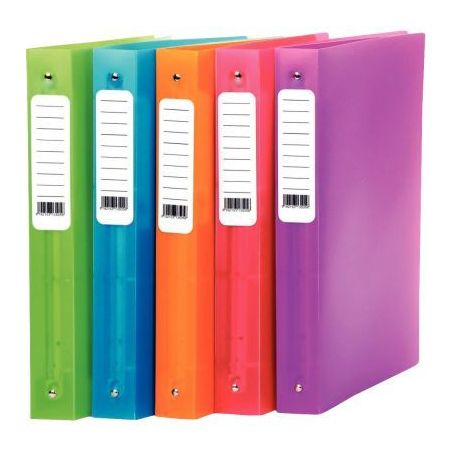 Achetez Classeur en polypropylène Color Fresh, format A4+, dos 4 cm, jaune orangé 1410118JA pas ch..