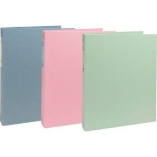 Achetez Classeur 4 anneaux en carton recyclé AUTENTIK, format A4, dos 4 cm, coloris assortis 51239E..