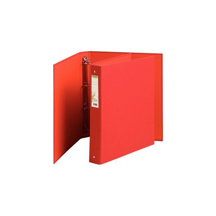 Classeur rembordé papier recyclé FOREVER, dos 4 cm, rouge 51985E EXACOMPTA