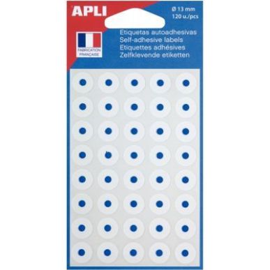 Achetez Pochette de 120 oeillets Ø12,5 mm non évidé coloris blanc 011336 APLI pas cher sur Ma Ren..