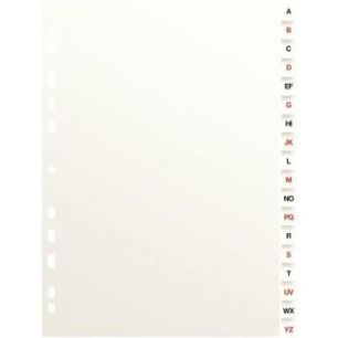 Achetez Jeu de 18 intercalaires alphabétiques format 21x29,7 cm carte dossier 100204593 HAMELIN pas..
