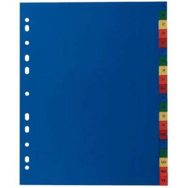 Achetez Jeu de 20 intercalaires alphabétiques en polypropylène de couleur format A4+ épaisseur 12..