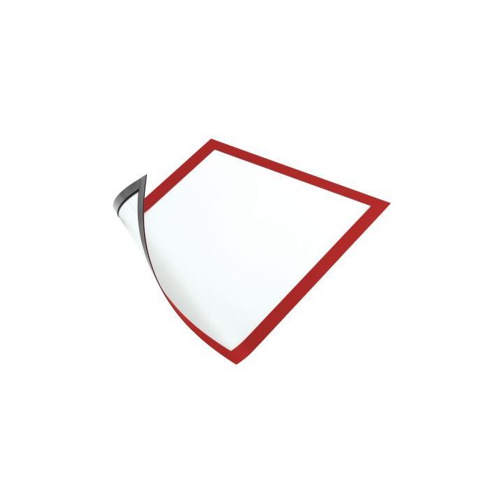 Sachet de 5 cadres d'affichage A4 magnétique coloris rouge 4869 03 DURABLE