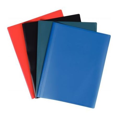 Achetez Carton de 20 protège-documents couverture souple en polypropylène 120 vues, coloris assort..