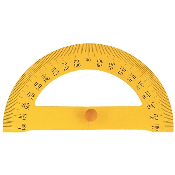 Rapporteur à  tableau en bois aimanté, 180° Dimensions : 35cm FTA810041