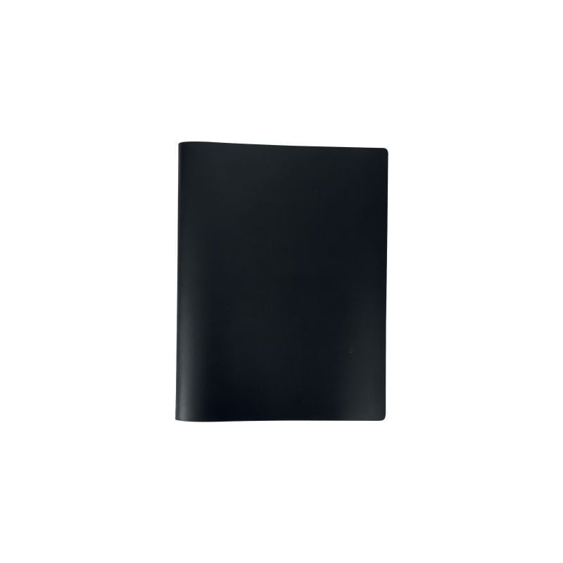 Achetez PERGAMY Protège-documents en polypropylène 80 vues Noir, couverture 3/10e, pochettes 6/100..