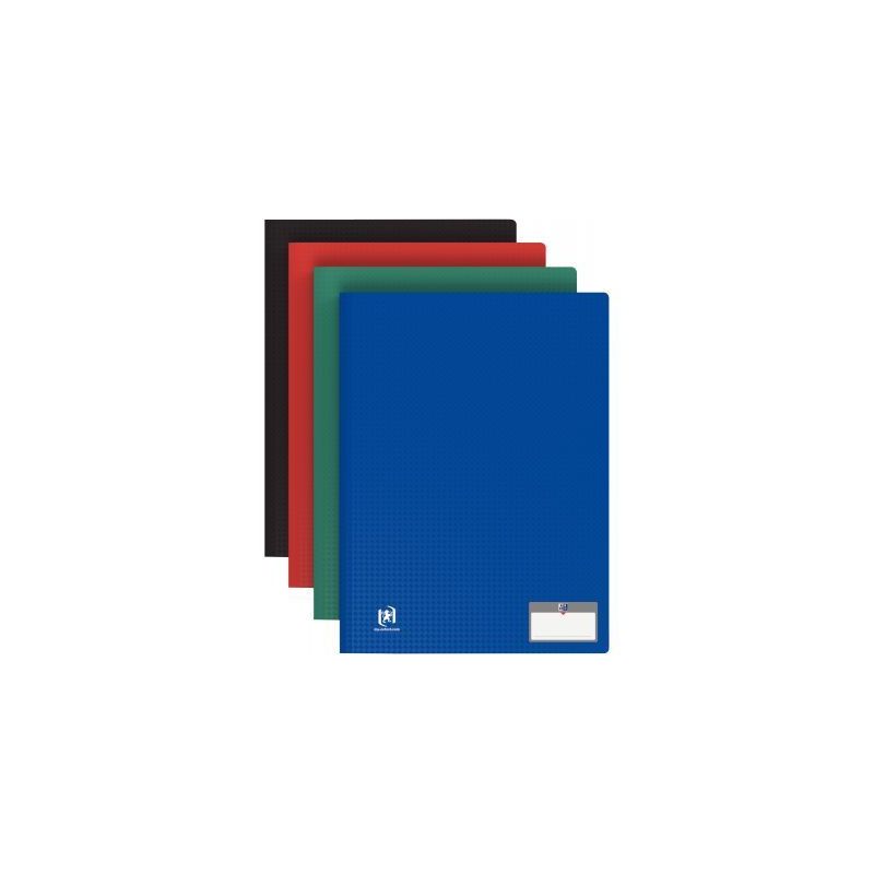 Achetez Carton de 10 protège-documents MEMPHIS 10 pochettes fixes 20 vues couleurs vives assorties ..