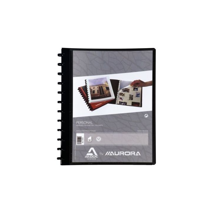 Protège-documents personnalisable ADOC BIND-EX 30 pochettes 60 vues format A4 couverture en polypropylène 8/