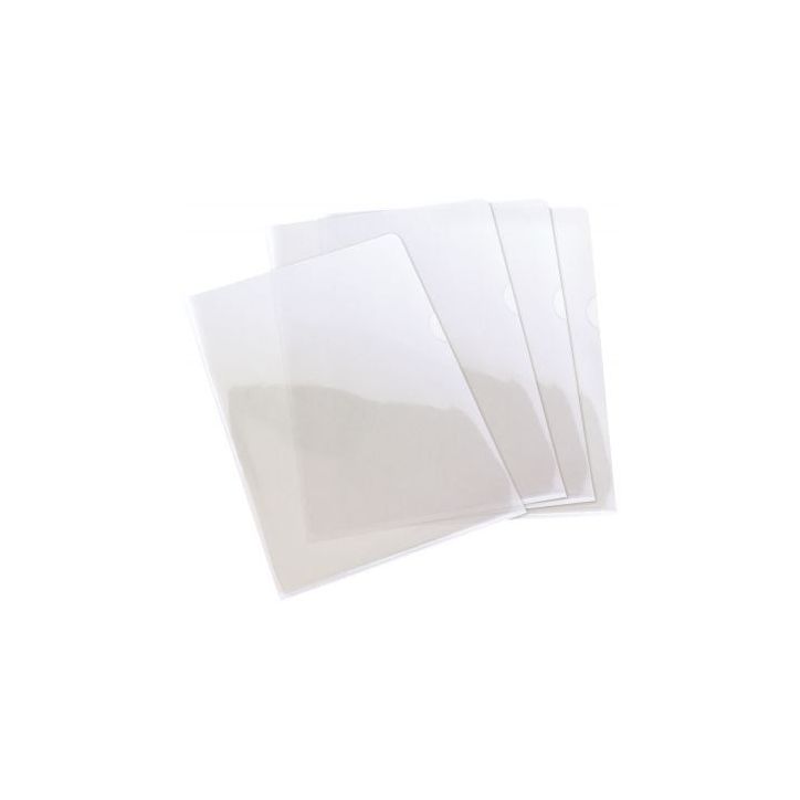 Sachet de 50 pochettes coin en PVC lisse, incolore 2520 COPALOR